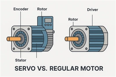 Servo Motor vs. Regelmæssig motor: Hvad er forskellen?